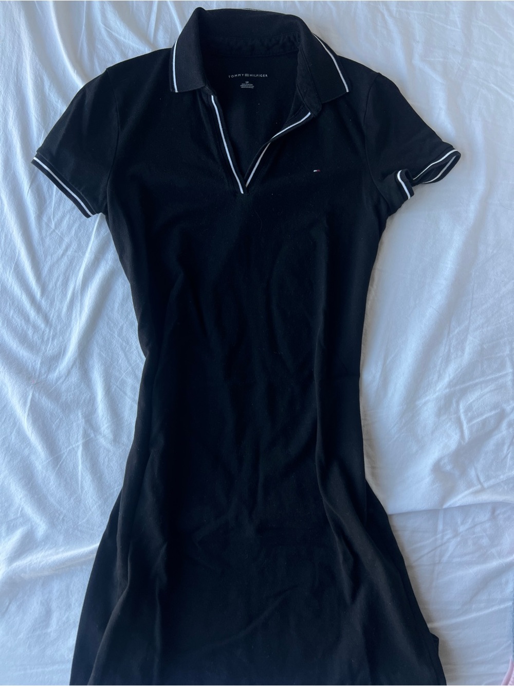 Golf Tommy Hilfiger Black Polo with White Trim dress